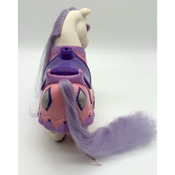 Vintage Keypers Adult Horse Purple White Diamond Tonka No key 7” - Picture 6 of 8